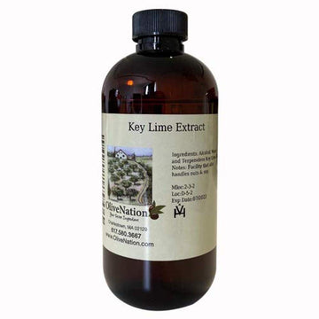 Olivenation Pure Key Lime Extract - 8 Ounces - Perfect For Candies, Key Lime Pie, Cookies, Salad Dressings And Marinades - Baking-Extracts-And-Flavorings