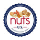 NUTS U.S. Unsweetened Raw Coconut Chips, Unsulphured, 3 LBS, 3 Pound Pack