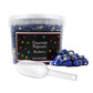 The Hampton Popcorn Company Blue Popcorn Bucket with Scoop, 20 Ounce, Dark Blue, Gourmet Popcorn Tub