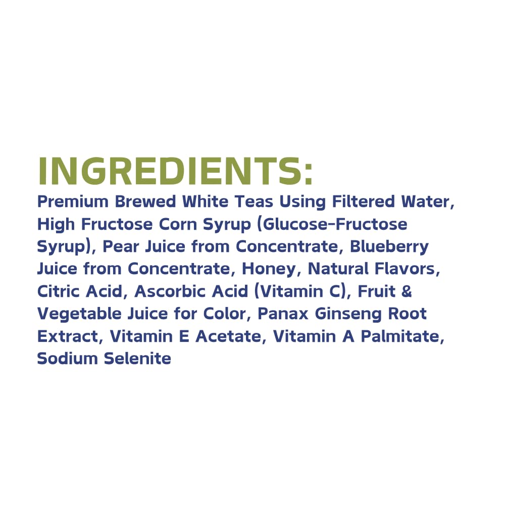 Arizona Blueberry White Tea, 20 Fl Oz, Pack Of 4