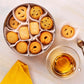 Bauducco Butter Cookies Tin - Convenient Sorted Butter Cookies in a Tin - Delicious Sweet Snack or Gift - 12 oz. (1 Tin) (Pack o