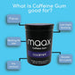 Maax Caffeine Energy Gum - Focus Gum with 125mg Caffeine per Piece, 25 Count, Coolmint Flavor