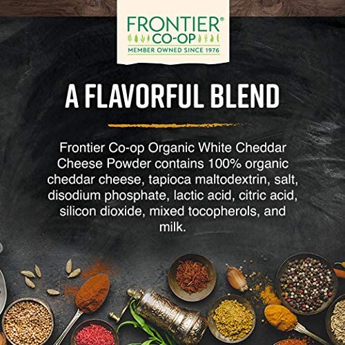 Frontier Co-Op Organic White Cheddar Cheese Powder 1Lb