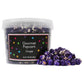 Purple Popcorn Bucket With Scoop, 20 Ounce, Grape Flavored Popcorn Tub, Fresh Gourmet Popcorn, The Hampton Popcorn & Candy Compa