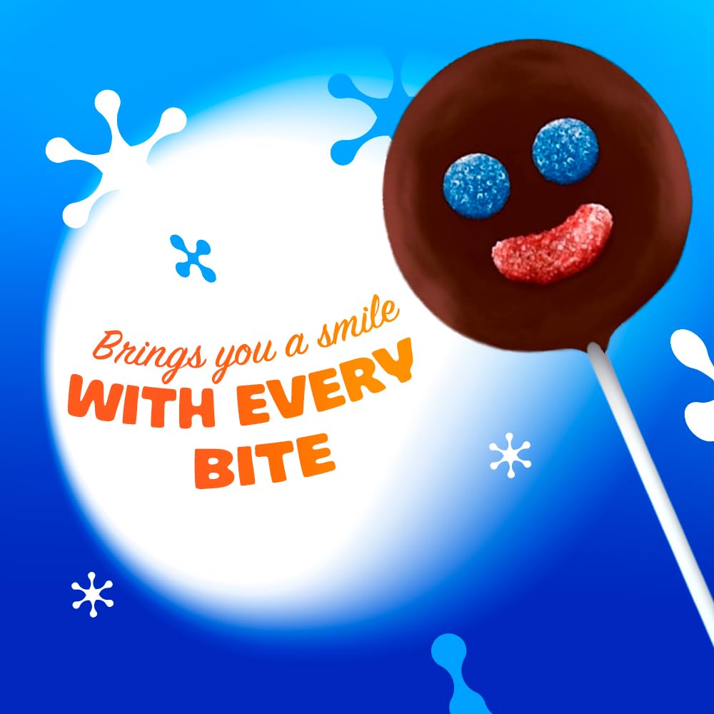 RICOLINO Mini Paleta Payaso Lollipop - Chocolate Covered Marshmallow, 15 Count, Multicolor
