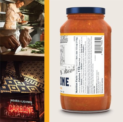 CARBONE Four Cheese Pasta Sauce, 24 OZ