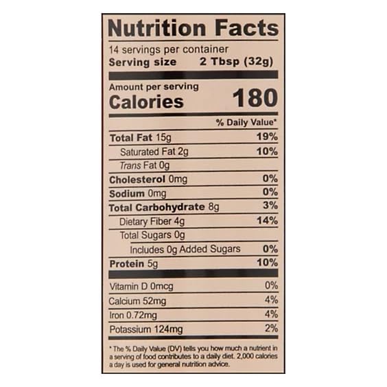 Sesame King Premium Sesame Tahini, 16 oz, All-Natural, Vegan, Non-GMO, Gluten-Free, Tan