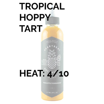 HEARTBEAT HOT SAUCE CO. Pineapple Habanero Hot Sauce, 6 Fl Oz, Pack of 1