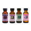 Bakto Flavors Combo Pack 1-ounce Bottles, Pack of 4 - VIOLET, LAVENDER, JASMINE, ROSE