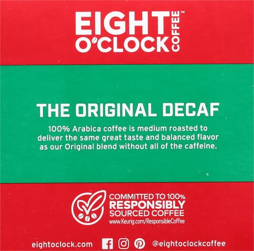 Eight O'Clock The Original Decaf Coffee, 12 Ct