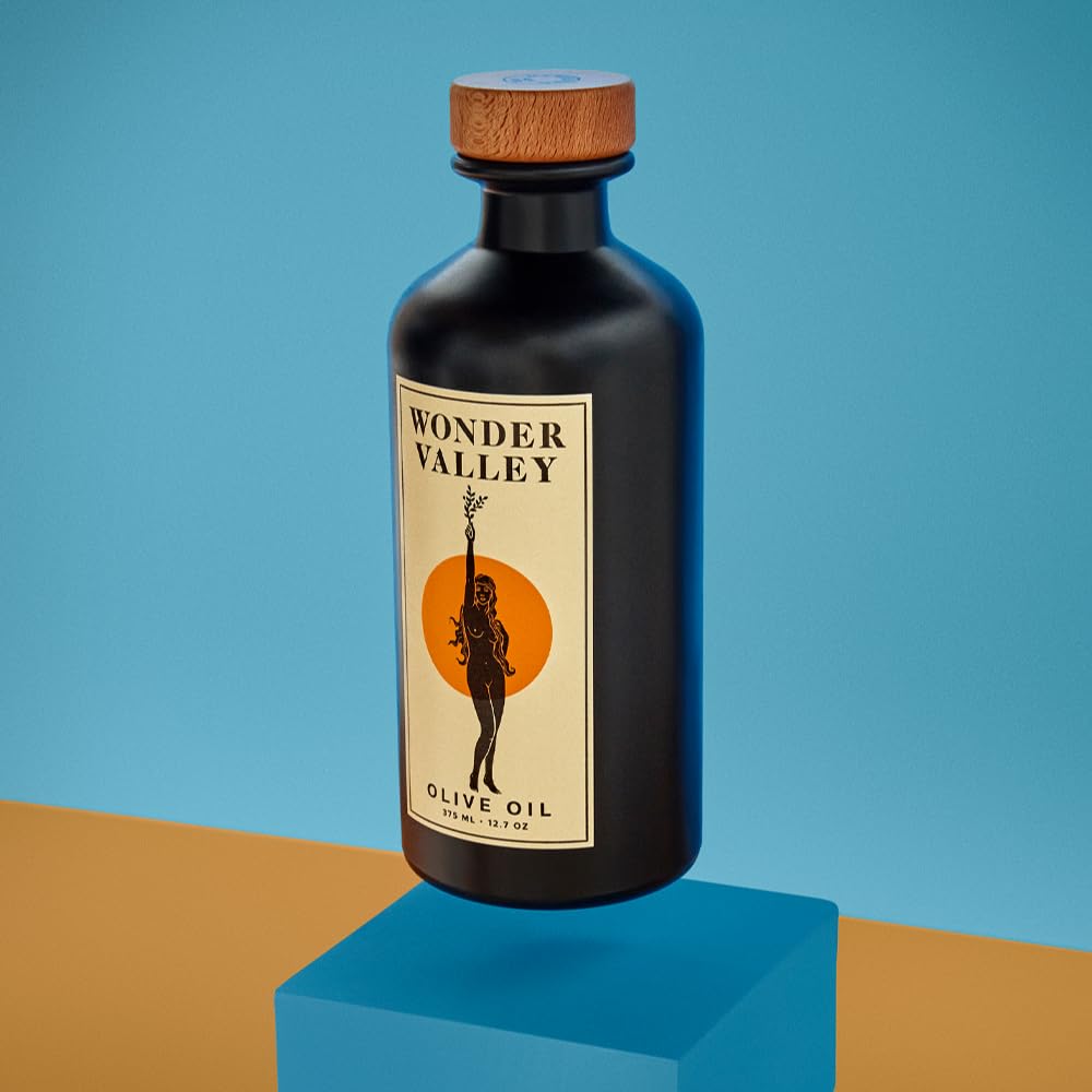 Wonder Valley - California Extra Virgin Olive Oil | High In Polyphenols, Vitamin E, Fatty Acids | Smooth, Verdant Flavor | All-P