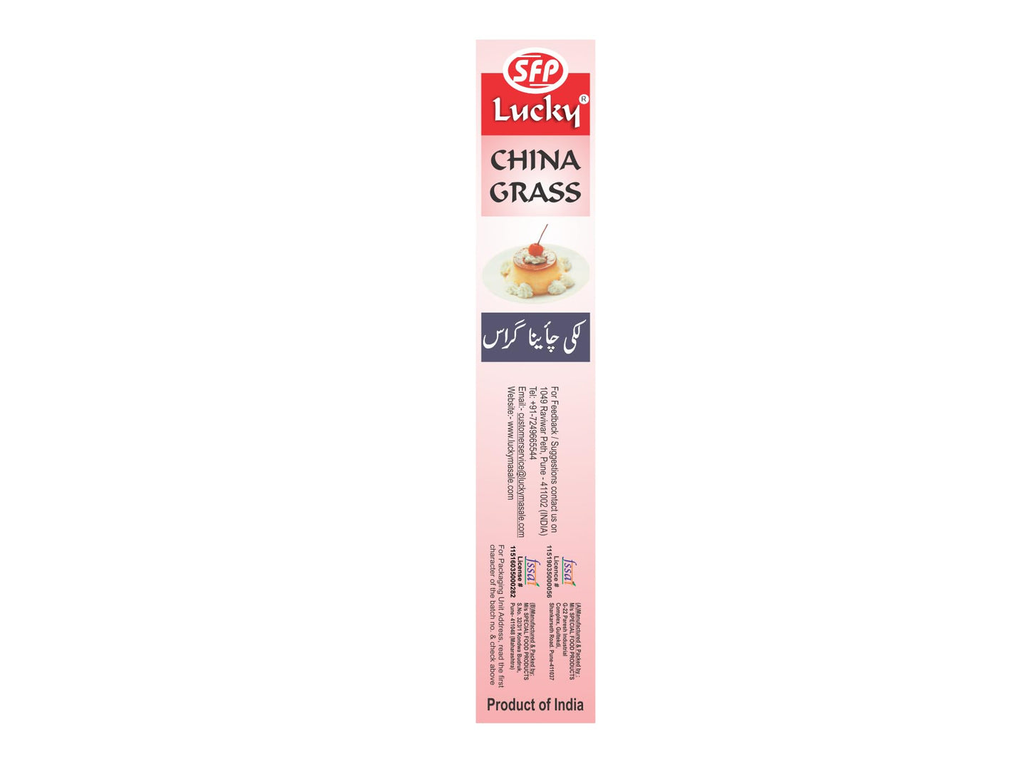 Lucky China Grass (Rose Flavor 100 Gm)[Pack Of 5]