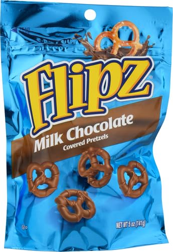 Flipz Milk Chocolate Covered Pretzels, 5 Oz, 3 Pk