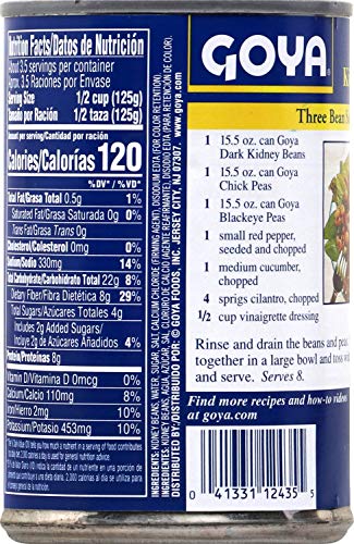 Goya Dark Red Kidney Beans  15.5 oz