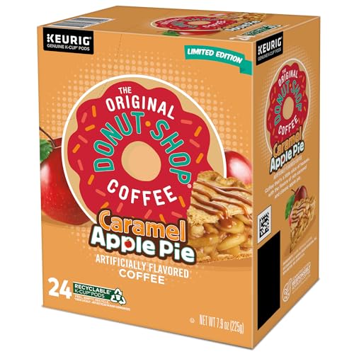 The Original Donut Shop Caramel Apple Pie Coffee, Keurig K-Cup Pod, Light Roast, 96 Count