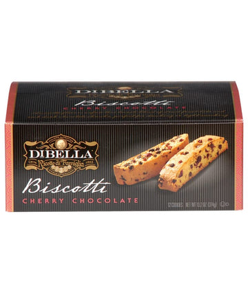 DiBella Artisan Style Italian Biscotti Cookies (Cherry Chocolate)