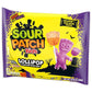 SOUR PATCH KIDS Orange & Purple Halloween Candy Lollipops with Sour Candy Dipping Powder, 20 Lollipops