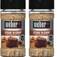 Weber Steak 'N Chop Seasoning, 3 Ounce Shaker (Pack Of 2)