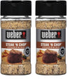 Weber Steak 'N Chop Seasoning, 3 Ounce Shaker (Pack Of 2)