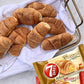 7Days Soft Croissant, Caramel - Dulce De Leche, Breakfast Pastry, Individually Wrapped On The Go Snack, Non-GMO (Pack of 6)