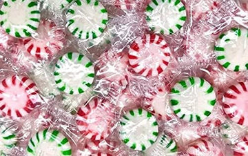 Firstchoicecandy Starlight Mint Hard Candy Disc (5 Pound (Pack Of 1), Red White Green Mint)