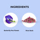 BLUE TEA Butterfly Pea Flower Tea Bags - 30 Count - Caffeine Free, Vegan, Gluten Free, Non-GMO, Tin Packaging