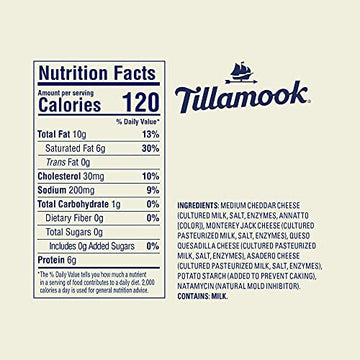 Tillamook, Mexican 4 Cheese Blend Shredded Cheese, 8 oz