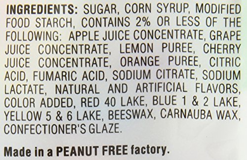 Jelly Belly Sours Jelly Beans, Sour Fruit Flavors, 9.8-Oz Stand-Up Pouch, 6 Pack