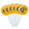 New York City College of Technology Secondary Logo Cupcake Picks Toppers Decoration Set of 6