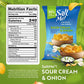 SaltMe! Sour Cream & Onion Potato Chips, 50% Low Salt, Kosher, Non-GMO, Better for You Chips, Flavorful, 5 Ounces, Pack of 6