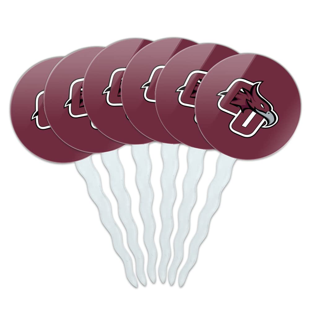 Cumberland University Primary Logo Cupcake Picks Toppers Decoration Set Of 6