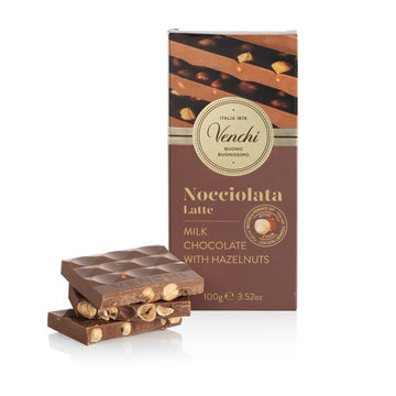 Venchi Nocciolata Milk Chocolate Hazelnut Bar 3.52Oz