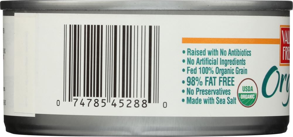 Valley Fresh Organic White Chicken - 5 Oz.-Pack Of 12