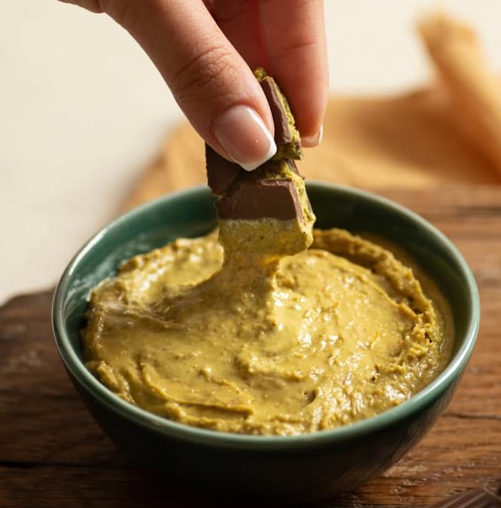 BIND Pistachio & Crispy Kunafa Dessert Cream, 12.3oz - Premium Turkish Spread with 25% Pistachios, Ideal for Desserts and Pastries