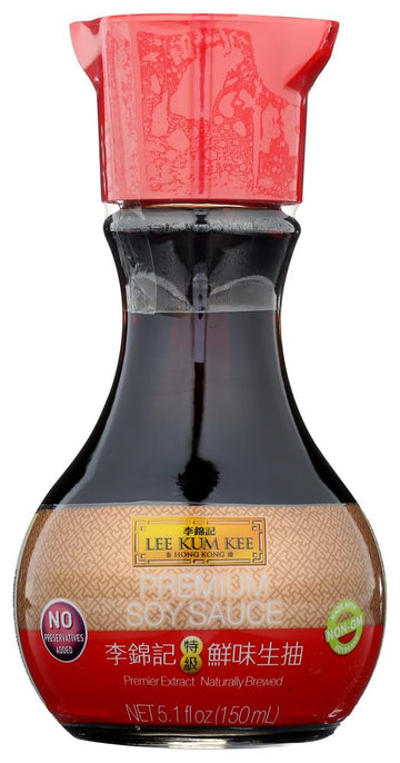 Lee Kum Kee Premium Light Soy Sauce (5.1 oz - 1 Pack), No Preservatives, All-Purpose Seasoning, Perfect for Marinades, Stir-Fryi