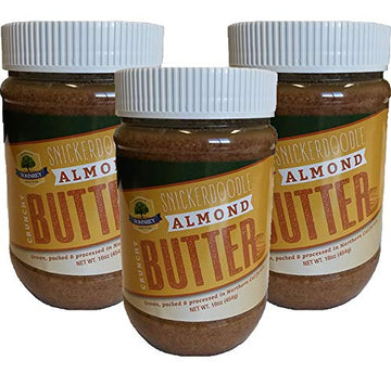 Sohnrey Family Foods Snickerdoodle Almond Butter Crunchy Nut Butter 16 oz (3-Pack)