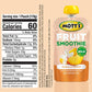 Motts Fruit Smoothies Vanilla Peach, 4.2 oz clear pouches, 24 Count (6 Packs of 4), Made With Milk, Made With Real Fruit, Good S