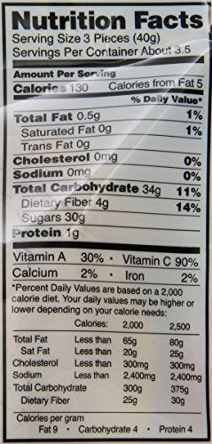 Sunridge Farms Organic Tropical Mango Slices, 5 Ounce Bag (Pack Of 12)