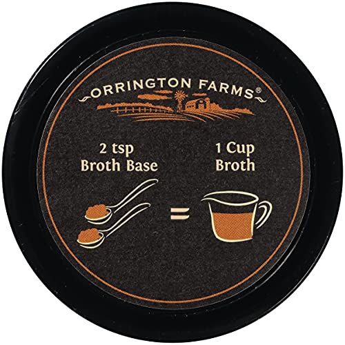 ORRINGTON FARMS Chicken Flavored Granular Base, 6-Ounce (Pack of 6), Cream