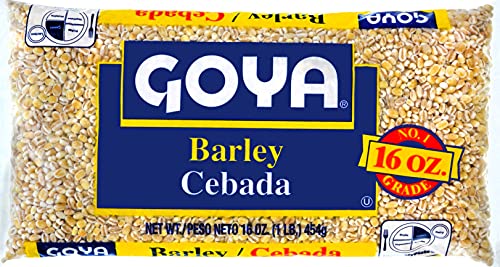 Goya Foods Barley, Dry, 16 Ounce, Pack of 24, 1 Pound Total Weight, Model 041331024945