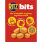 RITZ Bits Spicy Queso Cheese Sandwich Crackers, Snacks for Kids and Adults, Lunch Snacks, 8.8 oz