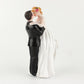 Bride & Groom Wedding Cake Topper, Wedding And Engagement Party Fun Wedding Couple Figurines Decorations Gifts (Groom Lift Bride