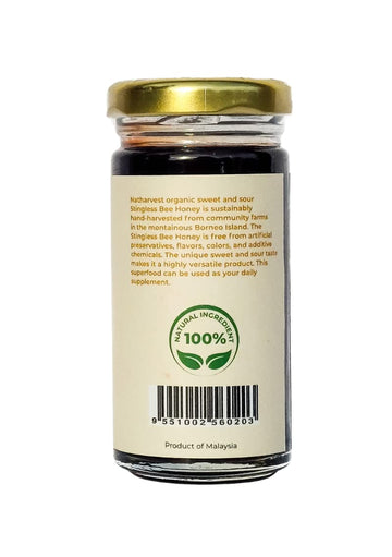 Stingless Bee Honey, Sweet And Sour Meliponini. Contains Low Glycemic Trehalulose, No Sucrose, 2.35 Fl Oz (100 Grams)