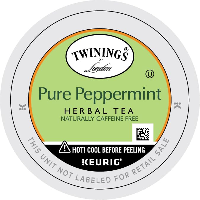 Twinings Of London Pure Peppermint Tea K-Cups For Keurig (48 Count)