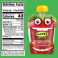 Motts No Sugar Added Strawberry Applesauce, 3.2 oz clear pouches, 12 count