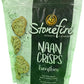Kokobunch Variety Bundles Of Stonefires Authentic Naan Crisps Flatbread Cracker 4 or 3 Assorted Pack (6oz, 2 Bags of Everything
