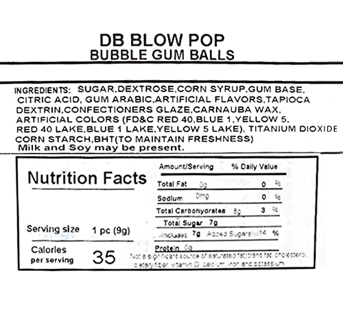 SweetGourmet Blow Pop Filled Gumballs | Bulk Unwrapped | 3 Pounds