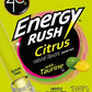 4C Powder Energy Rush Stix, Energy Rush - Citrus 350 Count, Bulk Buy, Singles Stix, On the Go, Refreshing Water Flavorings, Valu