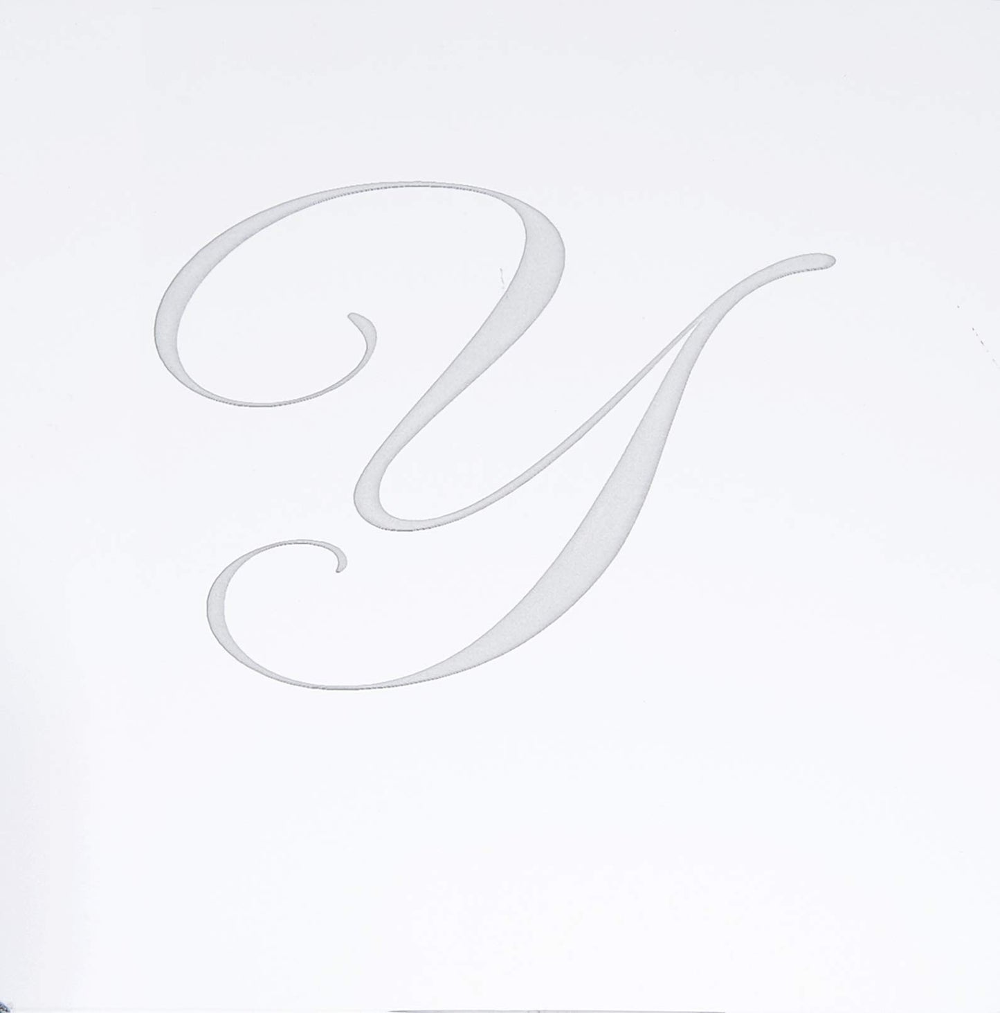 Hortense B. Hewitt Wedding Accessories Script Initial Cake Top, Letter Y