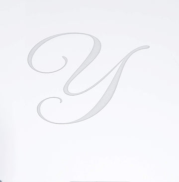 Hortense B. Hewitt Wedding Accessories Script Initial Cake Top, Letter Y